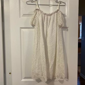 Lilly Pulitzer Off the Shoulder White Dress